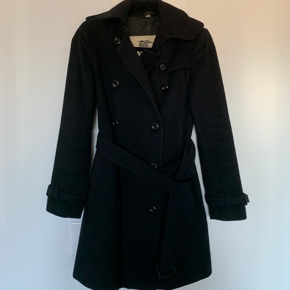 Burberry wool trench coat